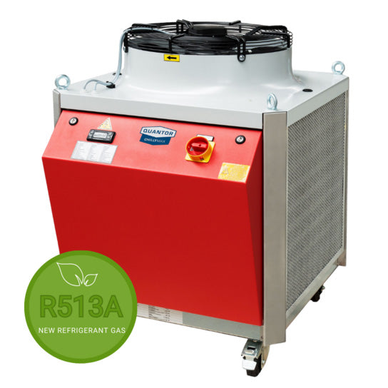 Kreyer Chilly Max cooler with New Refrigerant Gas logo