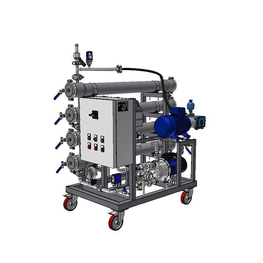 Reverse Osmosis system on a white background